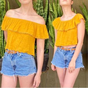 Off-the-Shoulder Summer Blouse